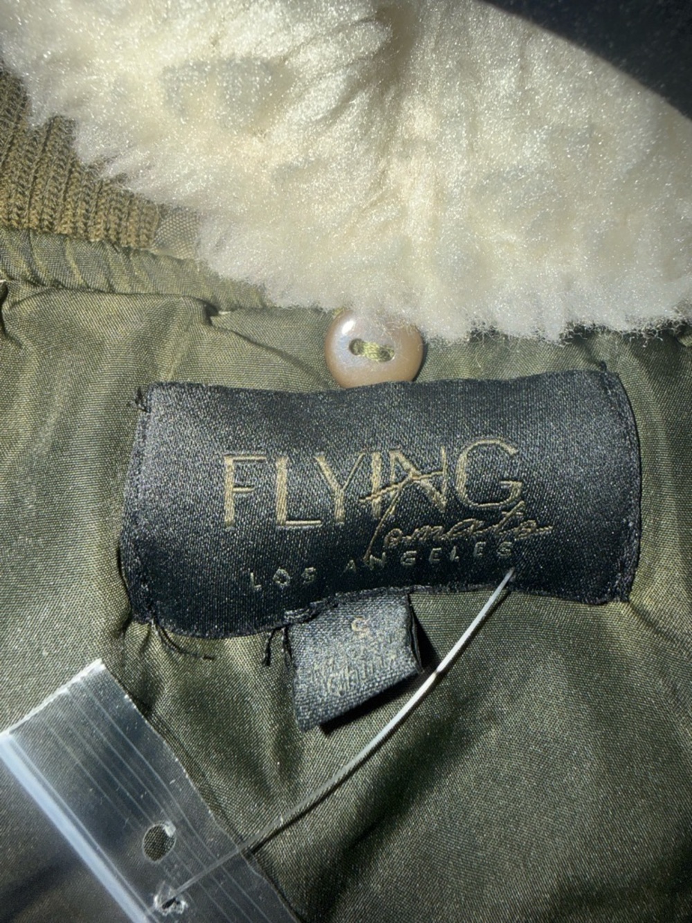 Flying Tomato BOMBER JACKET with Removable White Sherpa Collar NWT Size Small - Picture 5 of 5